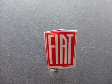 Fiat auto logo rood